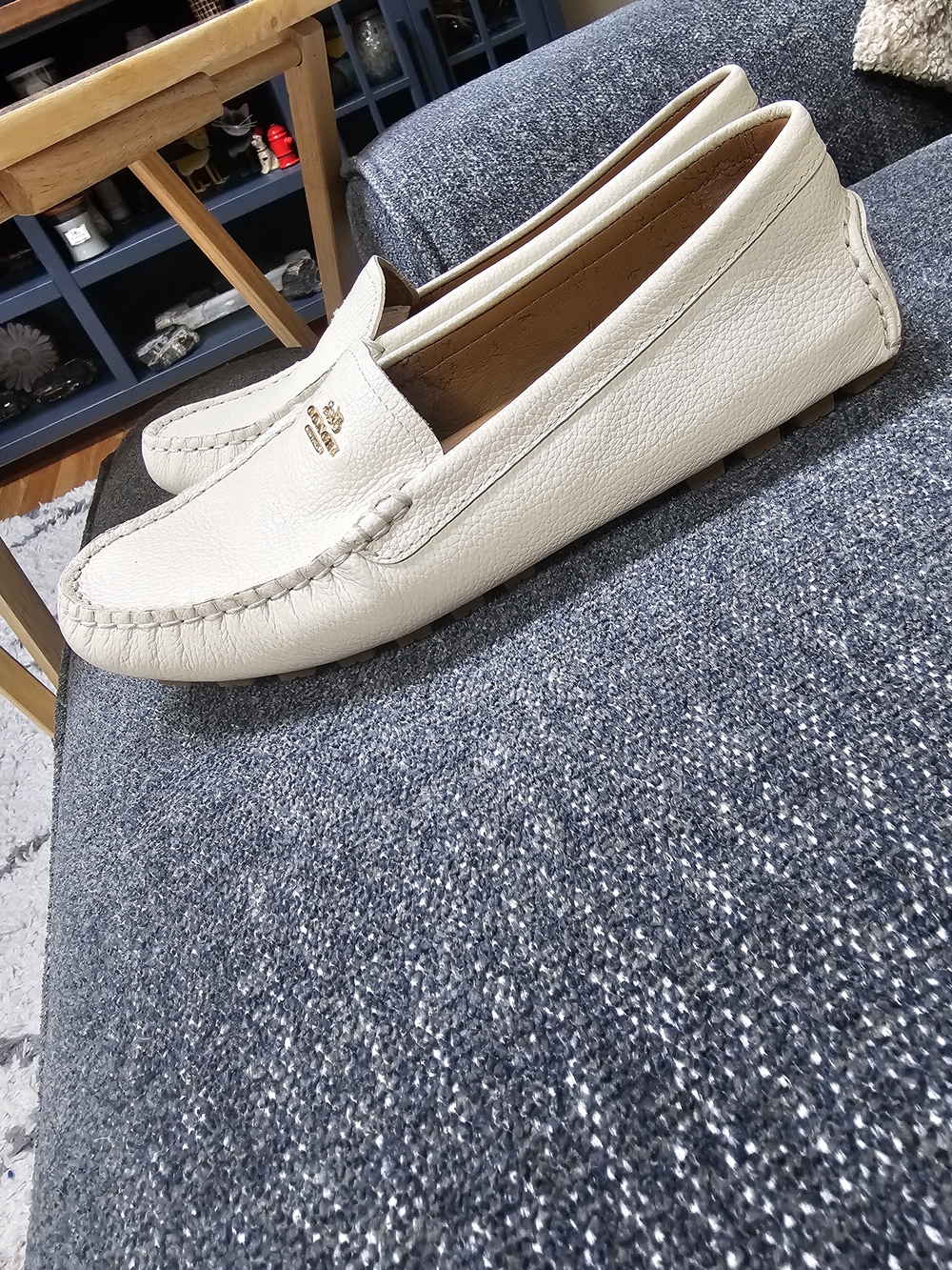 Coach Women's  Leather Driving Loafers
